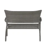 Skye N-dura Resin Wicker Outdoor Woven Bench 44.5 In. - Image 8