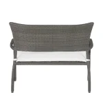 Skye N-dura Resin Wicker Outdoor Woven Bench 44.5 In. - Image 5