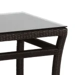 Club Woven Wicker Square Outdoor End Table - Image 6