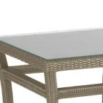Club Woven Wicker Square Outdoor End Table - Image 9