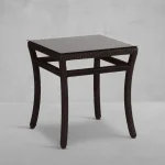 Club Woven Wicker Square Outdoor End Table - Image 10