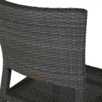 Skye Woven N-dura Resin Wicker Outdoor Bar Stool 30 In. - Image 6