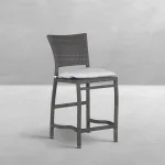 Skye Woven N-dura Resin Wicker Outdoor Counter Stool 24 In. - Image 8