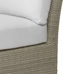 Club Woven N-dura Resin Wicker Outdoor Corner Sectional Sofa - Image 6