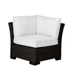 Club Woven N-dura Resin Wicker Outdoor Corner Sectional Sofa - Image 9