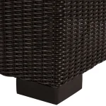 Club Woven N-dura Resin Wicker Outdoor Slipper Chair