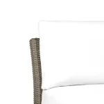 Club Woven N-dura Resin Wicker Outdoor Slipper Chair - Image 4