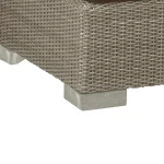 Club Woven N-dura Resin Wicker Outdoor Slipper Chair - Image 7