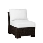 Club Woven N-dura Resin Wicker Outdoor Slipper Chair - Image 10