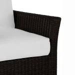 Club Woven N-dura Resin Wicker Outdoor Lounge Chair - Image 6