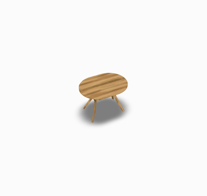 Oslo Table 3648 Oval Solid