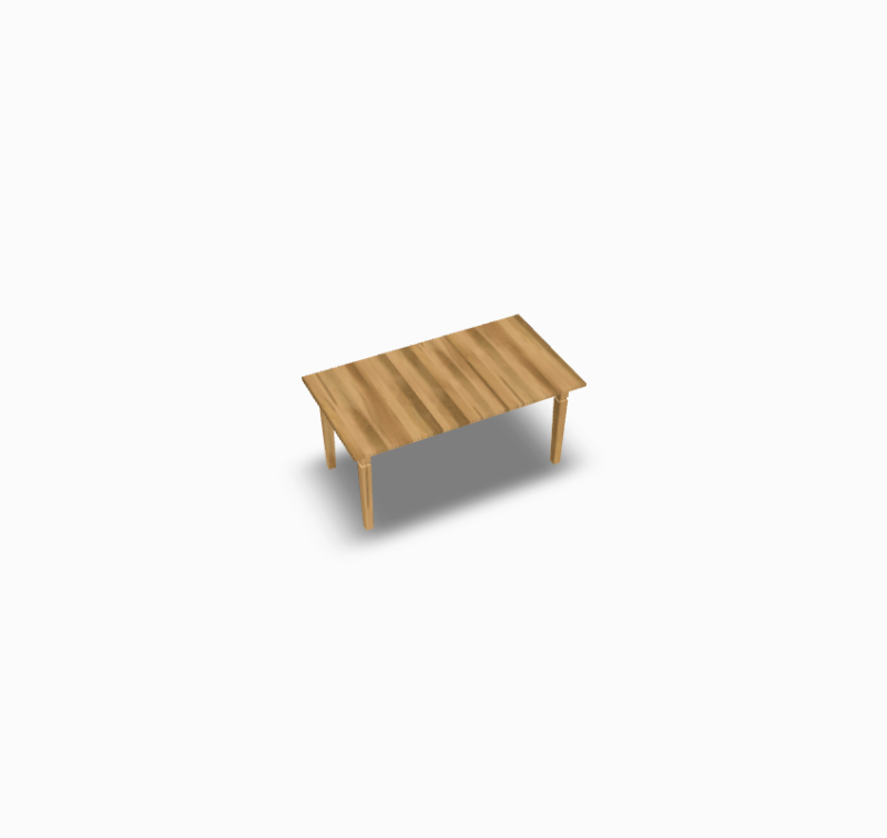 Plank Table 3648P w/ 1-18 Leaf