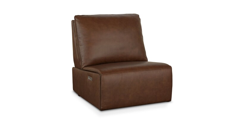 Everett Leather Armless Zero Gravity Power Recliner