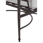 Roma Wrought Aluminum Outdoor Lounge Chair - Image 6
