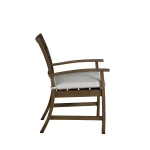 Charleston Wrought Aluminum Outdoor Arm Chair - Image 11