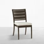 Charleston Wrought Aluminum Outdoor Side Chair - Image 4
