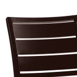 Charleston Wrought Aluminum Outdoor Side Chair - Image 8