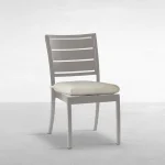 Charleston Wrought Aluminum Outdoor Side Chair - Image 9