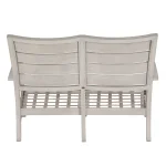 Charleston Wrought Aluminum Outdoor Loveseat - Image 22