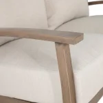 Charleston Wrought Aluminum Outdoor Loveseat - Image 10