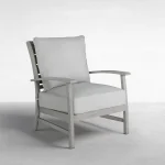 Charleston Wrought Aluminum Outdoor Lounge Chair