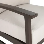 Charleston Wrought Aluminum Outdoor Lounge Chair - Image 3
