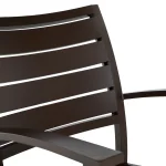 Charleston Wrought Aluminum Outdoor Lounge Chair - Image 4