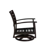 Charleston Wrought Aluminum Outdoor Swivel Rocker Lounge - Image 26