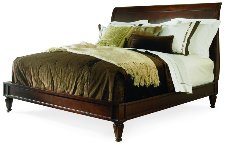 36H-176 - Chelsea Club Knightsbridge Platform Bed - King 6/6 - Cognac