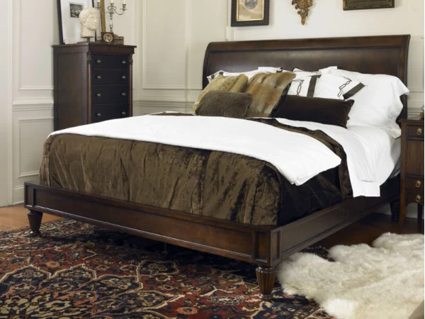 36H-176 - Chelsea Club Knightsbridge Platform Bed - King 6/6 - Cognac - Image 3