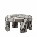 3710-33 - Durant Small Round Ottoman - Image 4