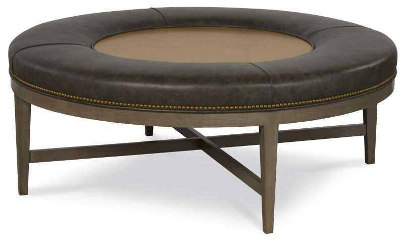 3714-48R - Redford 48" Round Ottoman