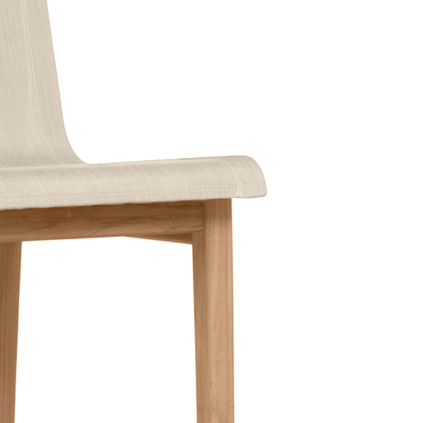 Coast Teak Sling Outdoor Bar Stool 30 In.