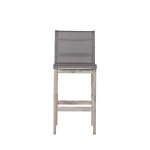 Coast Teak Sling Outdoor Bar Stool 30 In. - Image 12