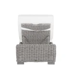 Rustic N-dura Resin Wicker Outdoor Reclining Chaise Lounge - Image 20