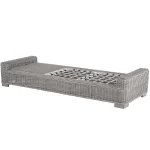 Rustic N-dura Resin Wicker Outdoor Reclining Chaise Lounge - Image 22