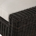 Rustic N-dura Resin Wicker Outdoor Reclining Chaise Lounge - Image 23