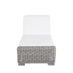Rustic N-dura Resin Wicker Outdoor Reclining Chaise Lounge - Image 24