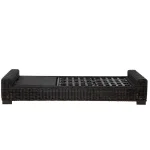 Rustic N-dura Resin Wicker Outdoor Reclining Chaise Lounge - Image 28
