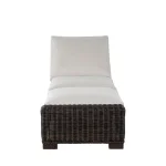 Rustic N-dura Resin Wicker Outdoor Reclining Chaise Lounge - Image 5