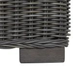 Rustic N-dura Resin Wicker Outdoor Reclining Chaise Lounge - Image 17