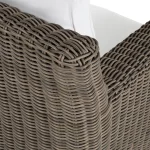 Rustic Woven N-dura Resin Wicker Outdoor Swivel Lounge Chair - (no Speaker) - Image 3