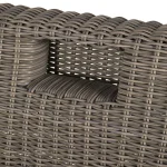 Rustic Woven N-dura Resin Wicker Outdoor Swivel Lounge Chair - (no Speaker) - Image 5