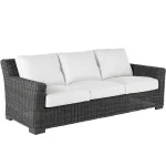 Rustic N-dura Resin Wicker Outdoor Sofa - Image 4