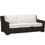 Rustic N-dura Resin Wicker Outdoor Sofa - Image 5
