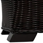 Rustic Woven N-dura Resin Wicker Outdoor Lounge Chair - Image 22