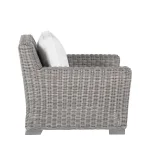 Rustic Woven N-dura Resin Wicker Outdoor Lounge Chair - Image 21