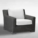 Rustic Woven N-dura Resin Wicker Outdoor Lounge Chair - Image 18