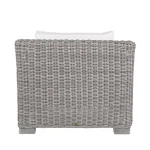 Rustic Woven N-dura Resin Wicker Outdoor Lounge Chair - Image 14