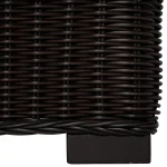 Rustic Woven N-dura Resin Wicker Outdoor Lounge Chair - Image 10